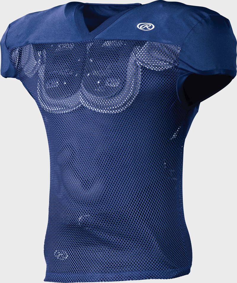 Front of Rawlings Royal Adult Practice Football Jersey  - SKU #FJPR1 image number null