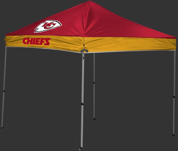 Rawlings Red and Yellow NFL Kansas City Chiefs 9x9 Canopy Shelter With Team Logo and Name SKU #03231071111