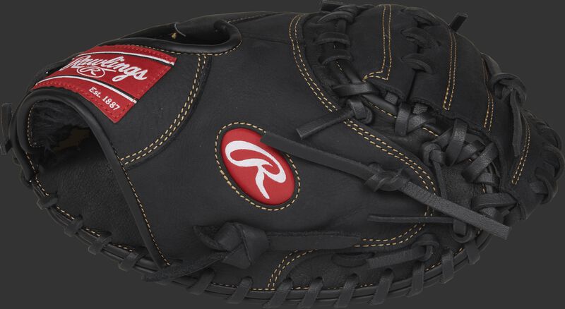 RCM325B Renegade 32.5-inch catcher mitt with a black thumb and black One-Piece Solid web