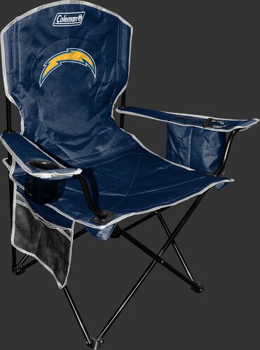 Front of Rawlings Navy Blue NFL San Diego Chargers Chair With Team Logo SKU #02771083111