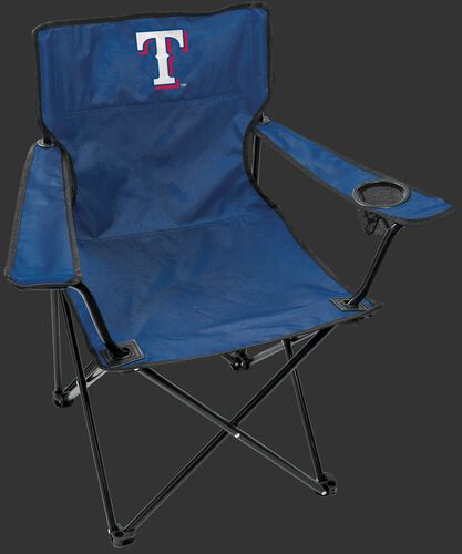 Front of Rawlings Blue MLB Texas Rangers Gameday Elite Chair With Team Logo SKU #06110022111