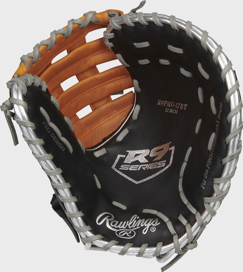 Rawlings R9 ContoUR 12inch First Base Mitt Top Mitts Rawlings