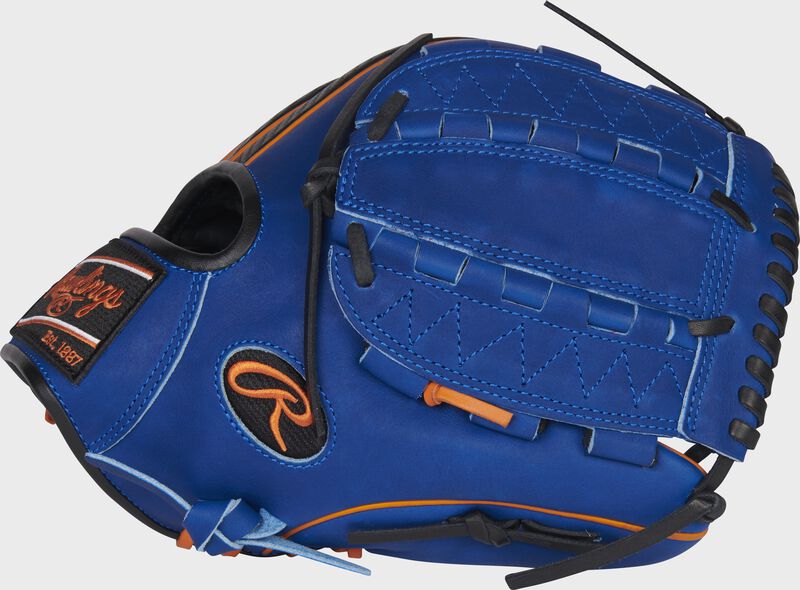 Thumb of a 2022 exclusive HOH R2G 12-inch infield/pitcher's glove with a royal vertical hinge web - SKU: PROR206-12GCF