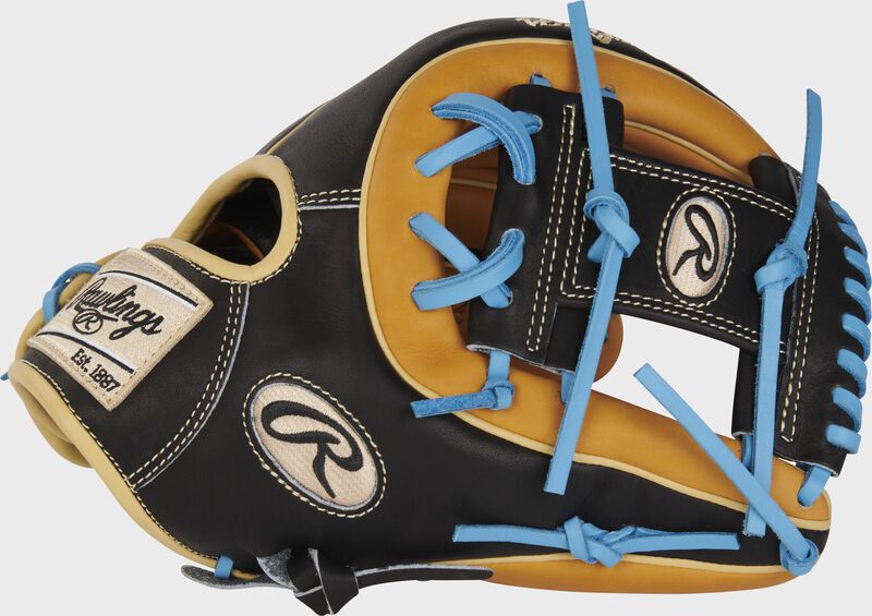 Thumb of a tan/black Heart of the Hide R2G 11.75" infield glove with a black I-web - SKU: PROR315-2TB loading=