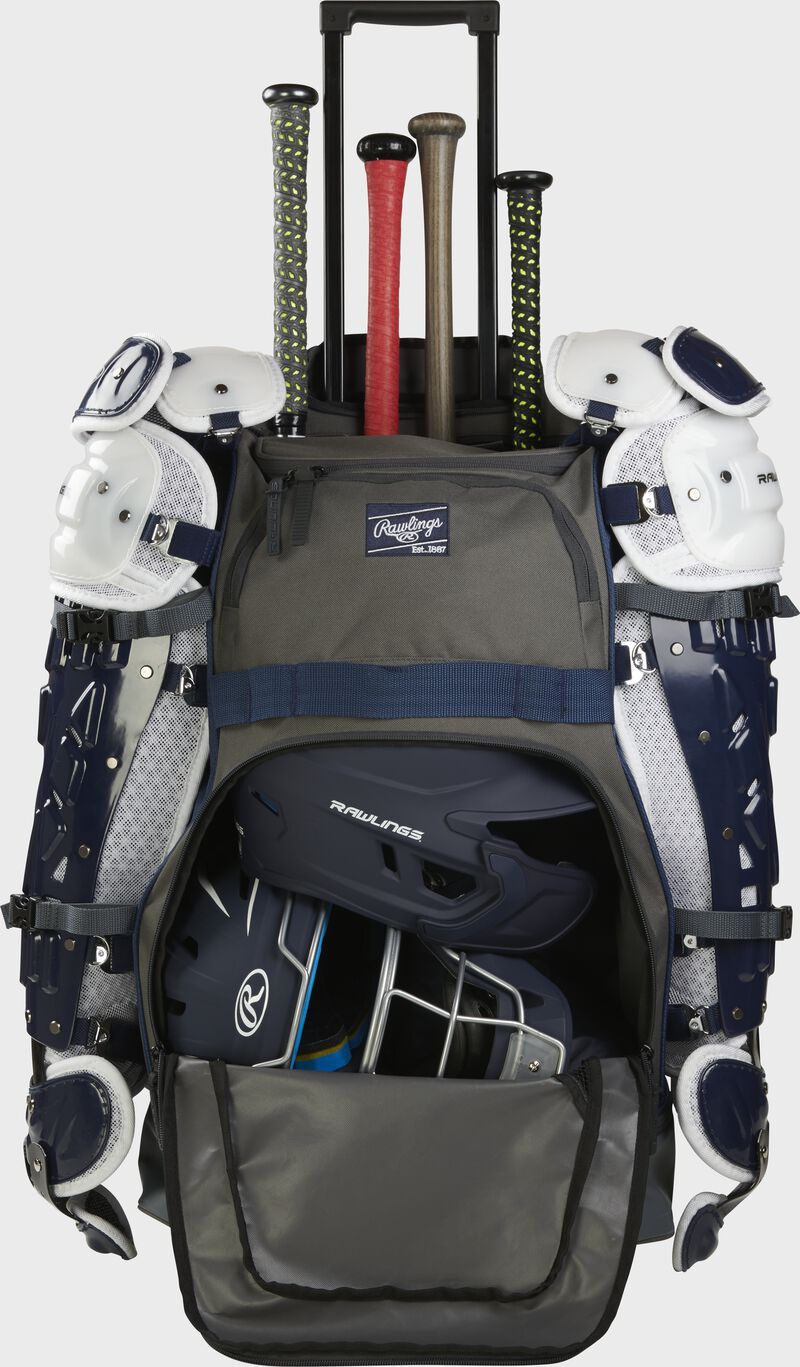 Rawlings Wheeled Catcher's Backpack, Catcher's Gear
