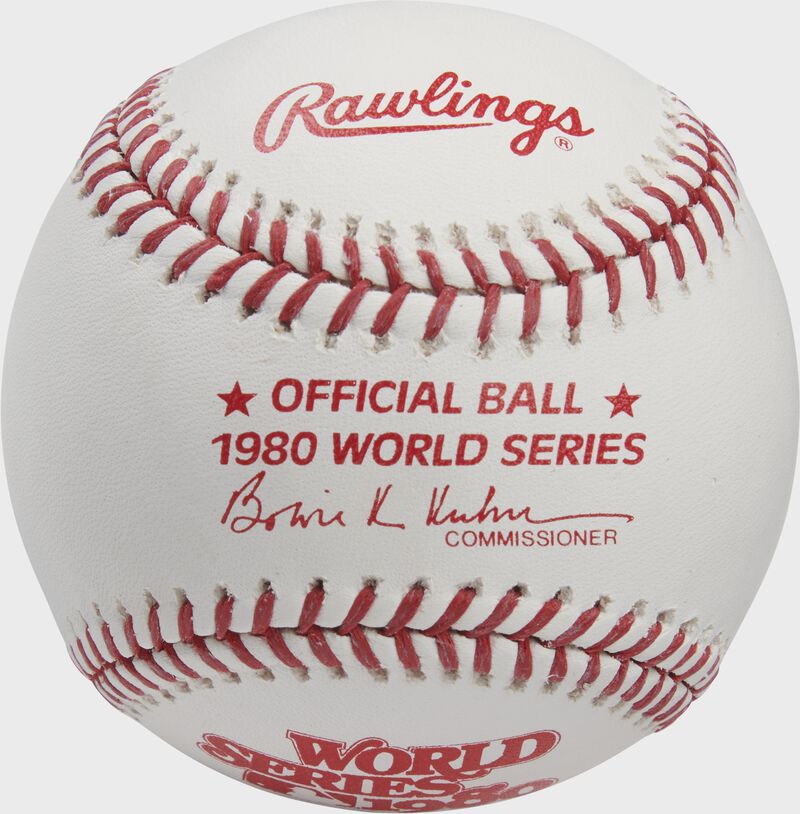 Rawlings MLB World Series Commemorative Baseball, 1980 loading=