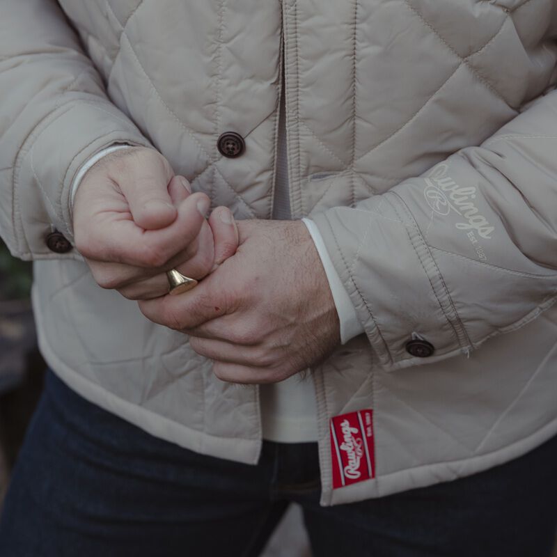 Rawlings x The Normal Brand The Only Jacket , Sand, Adult 2XL