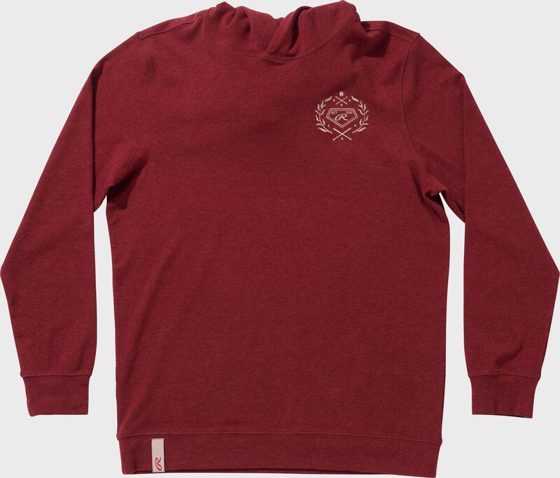 Rawlings x The Normal Brand Puremeso Fleece Hoodie, Maroon, Adult 3XL