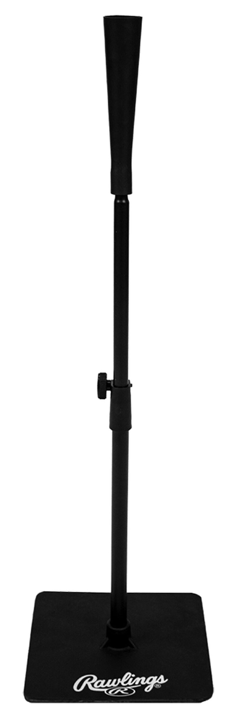 A black Rawlings RBI batting tee - SKU: RBITEE