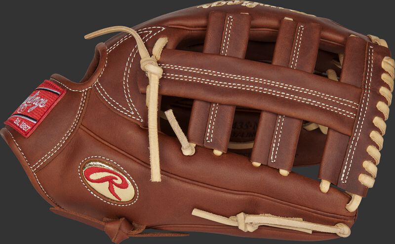 Thumb of a timberlaze Gameday 57 Series Nick Markakis Heart of the Hide glove with a Single Post Double bar web - SKU: PRO435-NM22