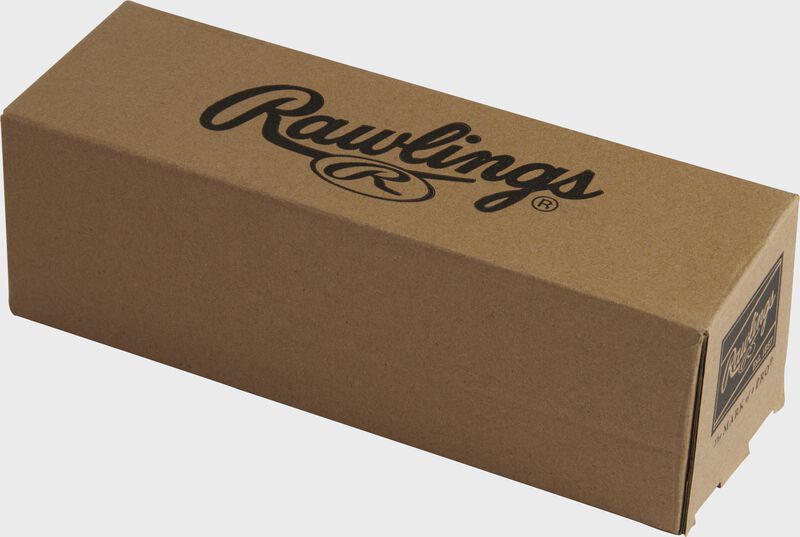 A Rawlings box designed to hold 3 baseballs - SKU: PMBBPK3