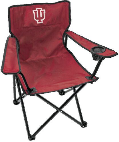 Front of Rawlings Crimson NCAA Indiana Hoosiers Gameday Elite Chair With Team Logo SKU #00563030111