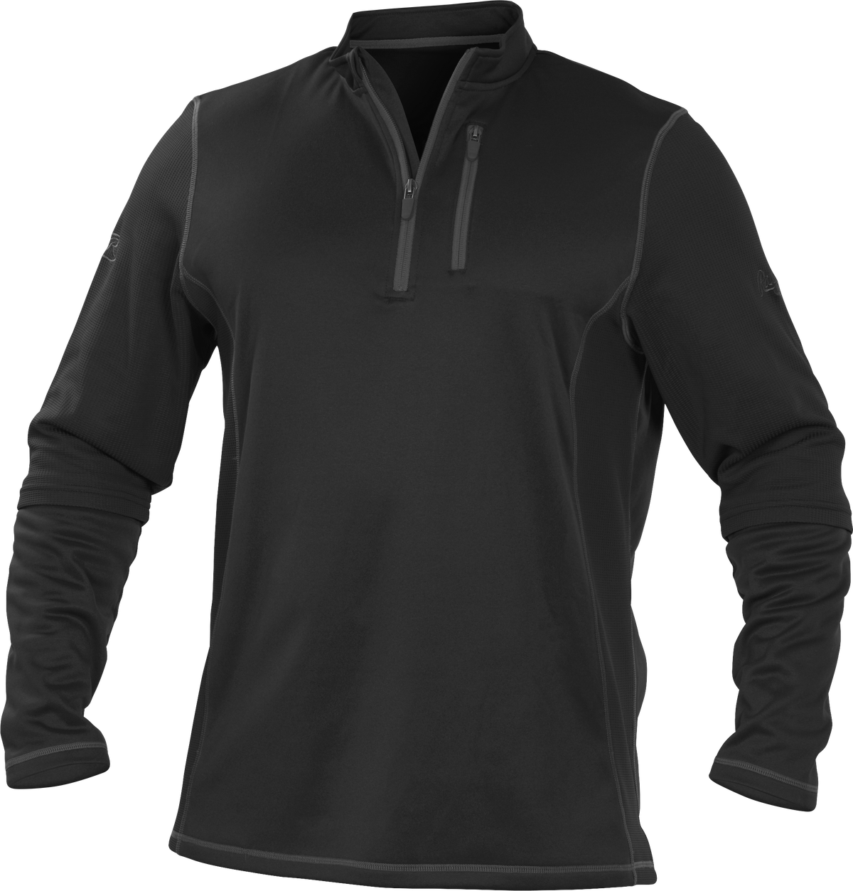 Rawlings Mens Adult Quarter Zip Long sleeve Jacket