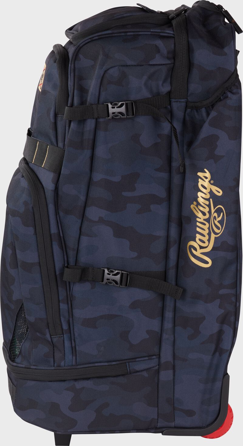 Rawlings Gold Collection Wheeled Bag, Black Camo, RSGGCWHBG-BKCM