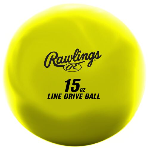 LDBALL yellow line-drive training ball SKU #LDBALL