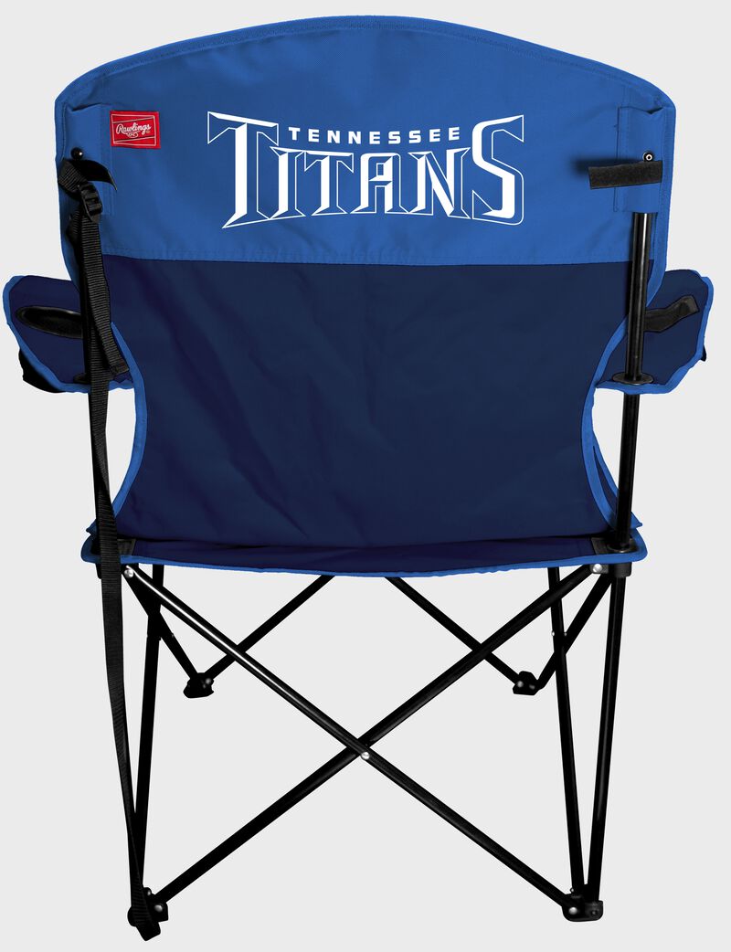 Back of a Tennessee Titans lineman chair loading=