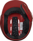 Inside view of Scarlet R16 Reverse Matte Batting Helmet | Junior & Senior - SKU: R6R07 image number null