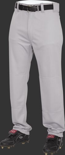 Front of Rawlings Blue Gray Adult Semi-Relaxed Pant - SKU #BP31SR