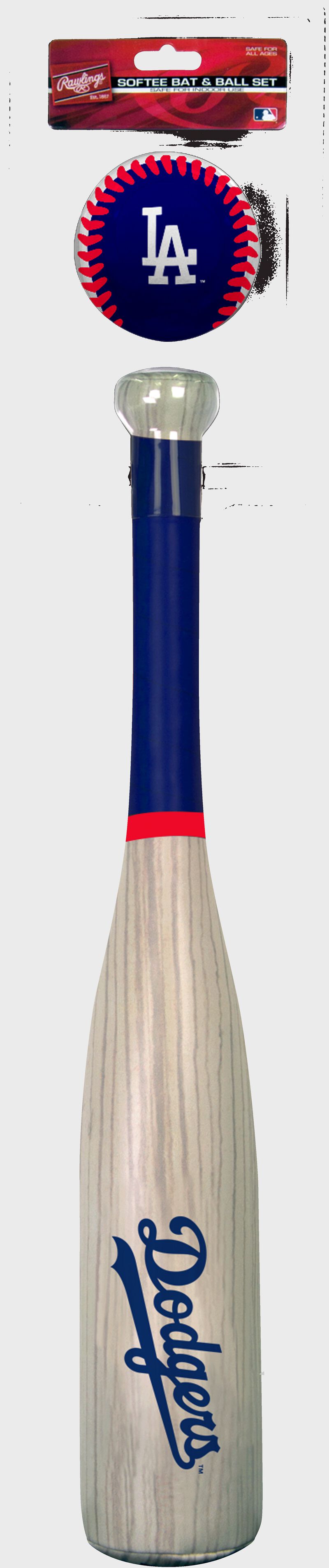 A Los Angeles Dodgers grand slam softee bat & ball set - SKU: 07380011111