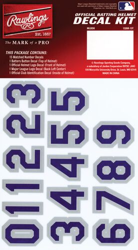 MLB Colorado Rockies Decal Kit