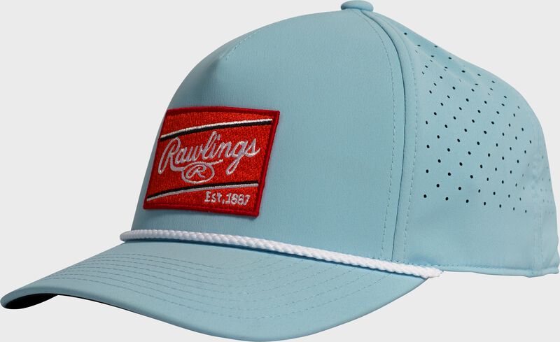 Rawlings Columbia Blue Rope Patch Hat