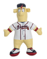 Front of Rawlings MLB Atlanta Braves Mascot Softee With White Team Jersey and Navy Backwards Hat SKU #03770005111 image number null