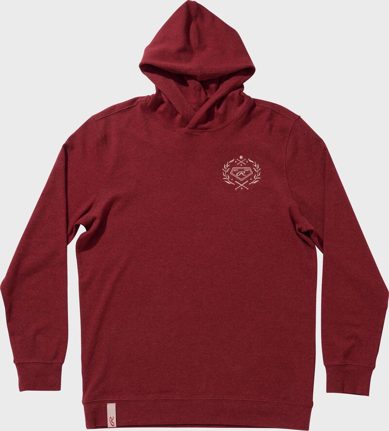 Rawlings x The Normal Brand Puremeso Fleece Hoodie, Maroon, Adult 3XL