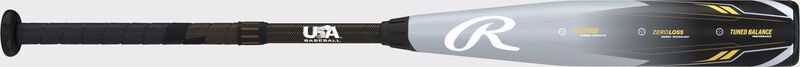 A Rawlings Icon USA Baseball bat with a silver/black bat - SKU: RUS3I10