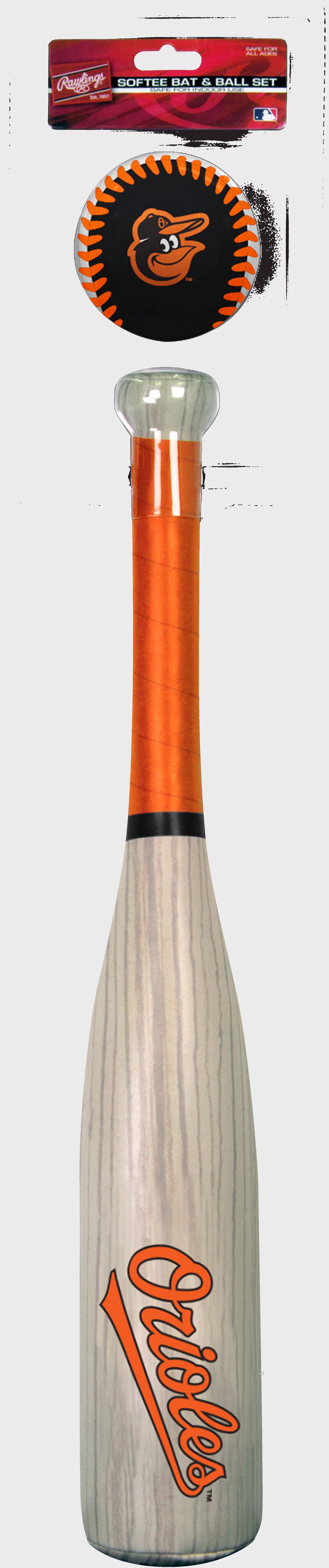 A Baltimore Orioles grand slam softee bat & ball set - SKU: 07380018111