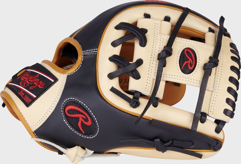 Thumb of a 2022 Heart of the Hide R2G Speed Shell infield glove with a camel I-web - SKU: PROR314-2TCSS
