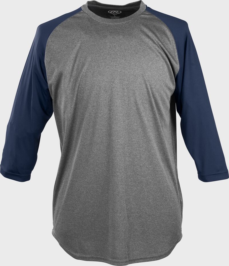 Rawlings Baseball 3/4 Sleeve Performance Shirt, Apparel