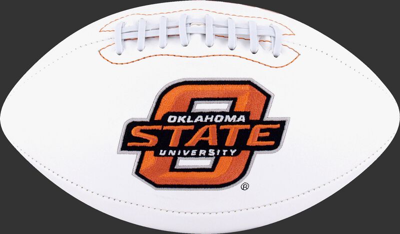 White NCAA Oklahoma State Cowboys Football With Team Logo SKU #05733044121