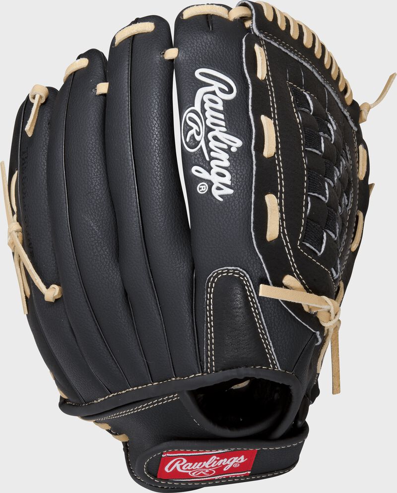 RSS130C 13-inch RSB recreational outfield glove with a black back and Velcro wrist strap