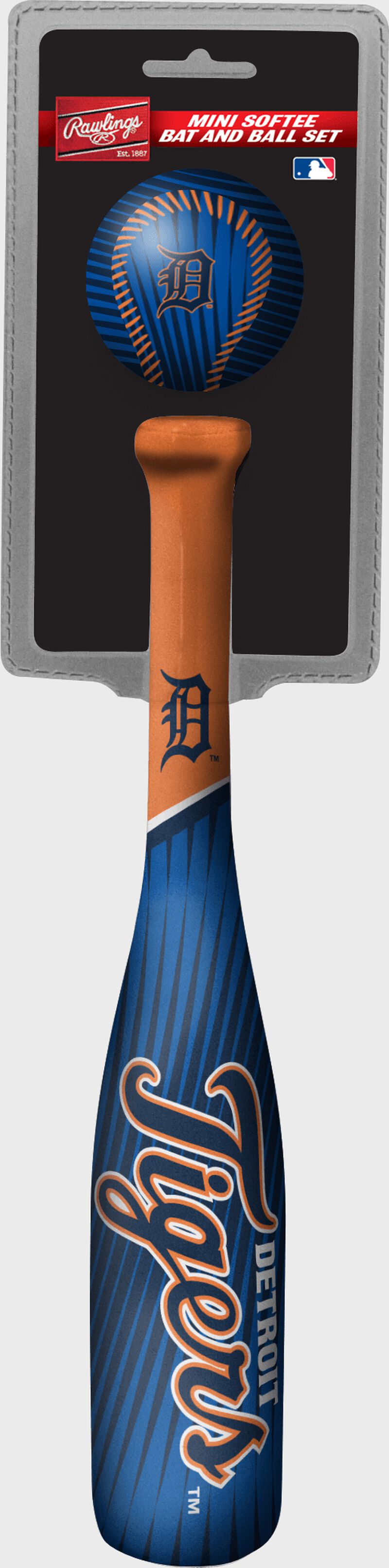 MLB Detroit Tigers Slugger Softee Mini Bat and Ball Set