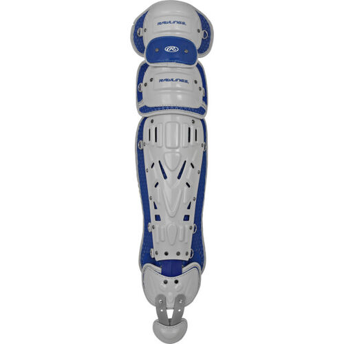 Grey CSPZ Salvador Perez leg guard with royal trim