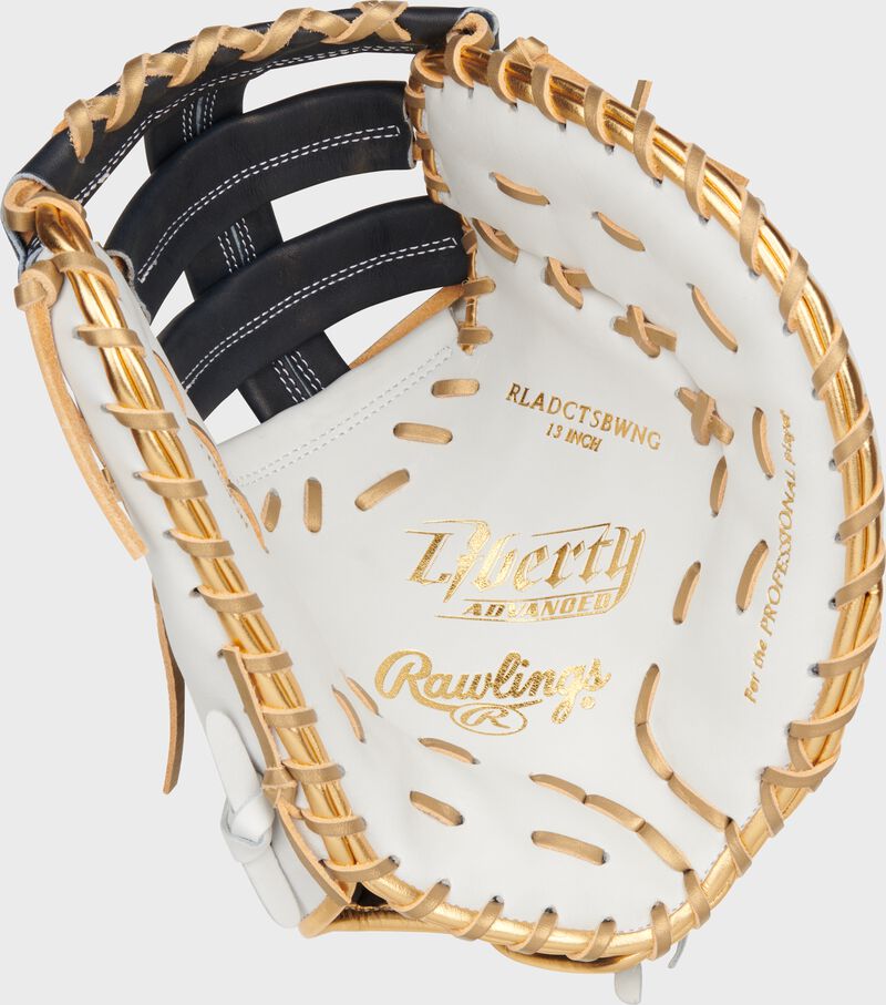 Liberty Advanced Color Series 13 in 1st Base Mitt, White/Navy, Left