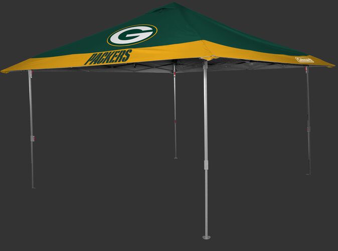Rawlings Green and Yellow NFL Green Bay Packers 10x10 Eaved Canopy With Team Logo and Name SKU #07561068111