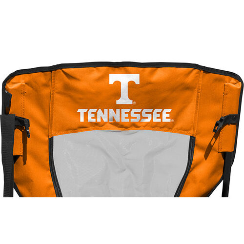 Back of Rawlings Orange and White NCAA Tennessee Volunteers High Back Chair With Team Name SKU #09403101518