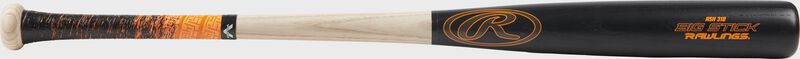 R318AV Big Stick ash wood bat with a black barrel and natural wood handle loading=