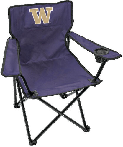 Front of Rawlings Purple NCAA Washington Huskies Gameday Elite Chair With Team Logo SKU #00563108111