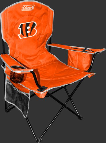 Front of Rawlings Orange NFL Cincinnati Bengals Cooler Chair With Team Logo SKU #02771063111
