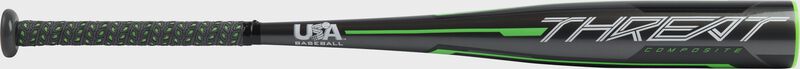 Threat logo side of a black Threat USA bat - SKU: USDT12