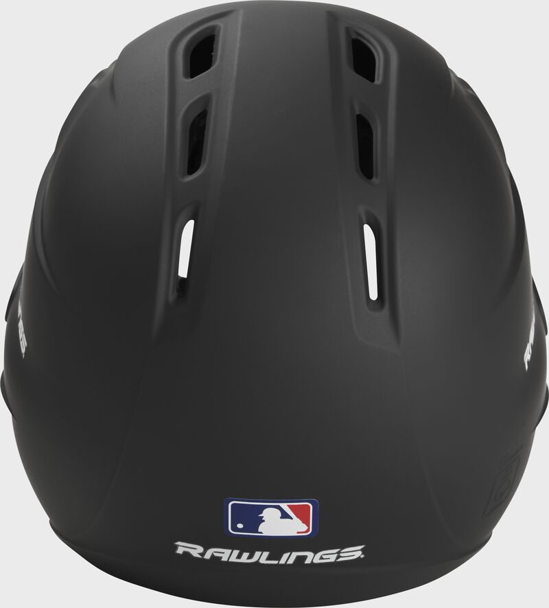 Back view of Rawlings Velo Batting Helmet with REXT Flap - SKU: R6E07R loading=