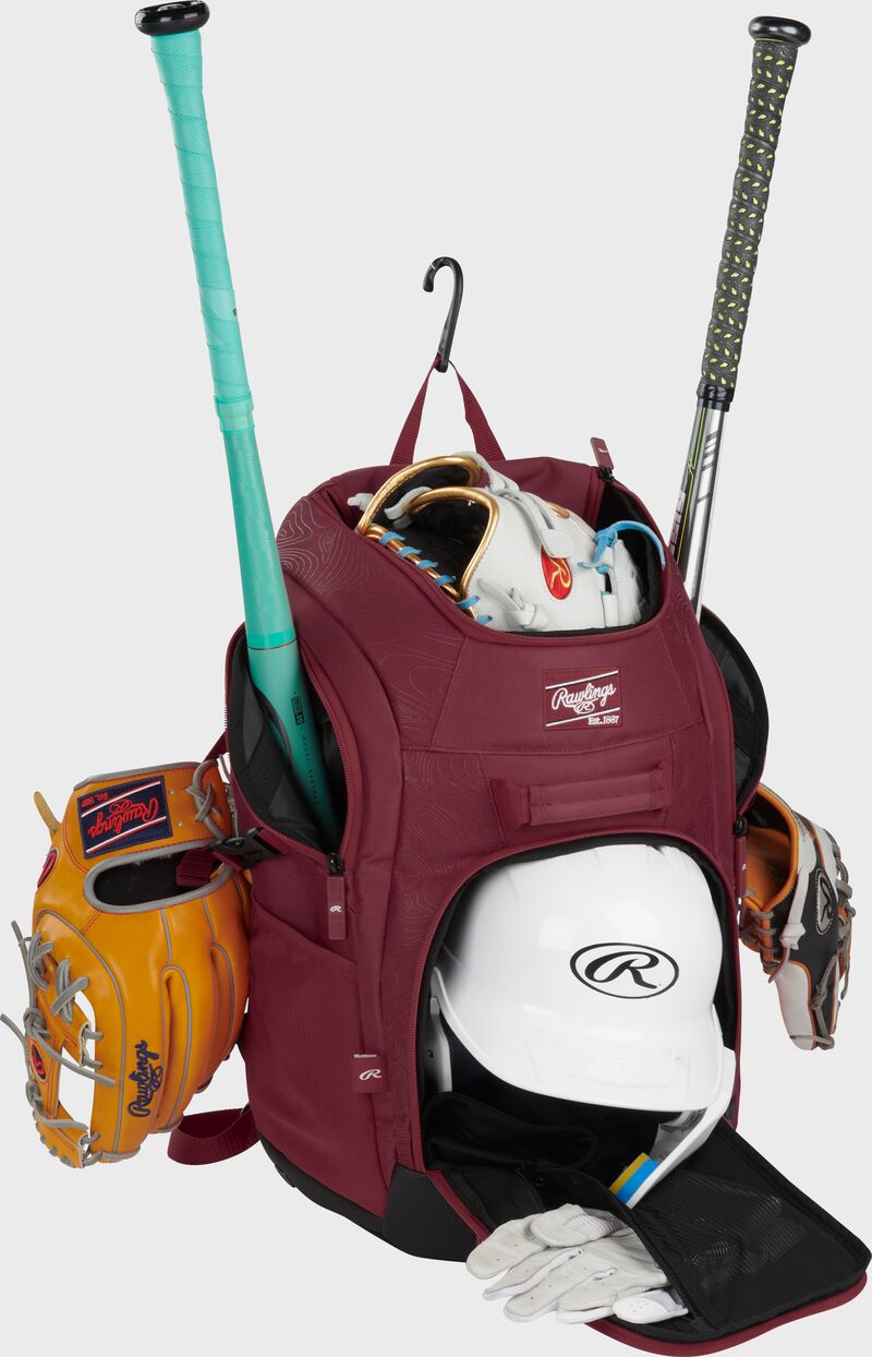 Franchise 2 Players Backpack, Maroon