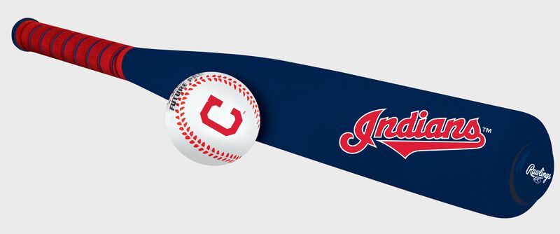 MLB Cleveland Indians Foam Bat and Ball Set