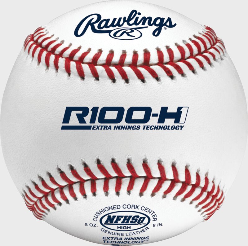 R100-H1 NFHS Official high school baseball with official NFHS logo