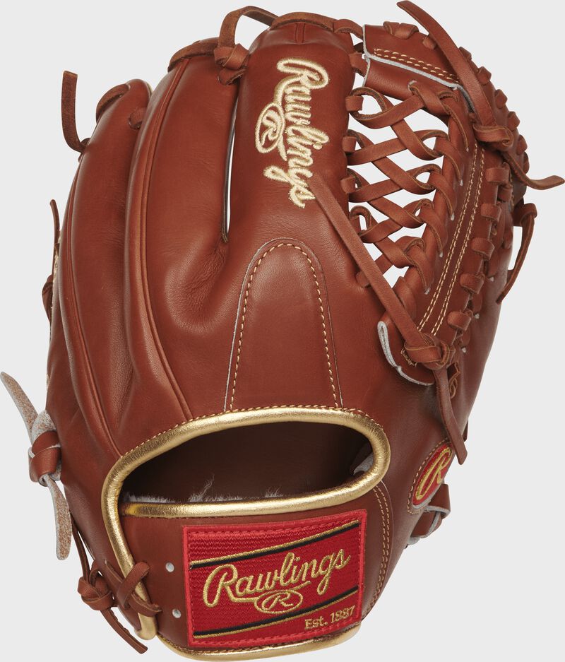Shell back view of 11.5-Inch Rawlings Pro Preferred Modified Trap glove