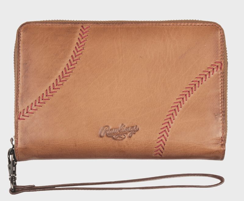 Baseball Stitch iPhone Zip Wallet