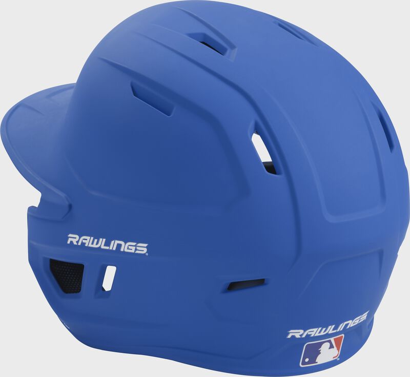 Back left-side view of Rawlings Mach Batting Helmet | 1-Tone & 2-Tone - SKU: MACH