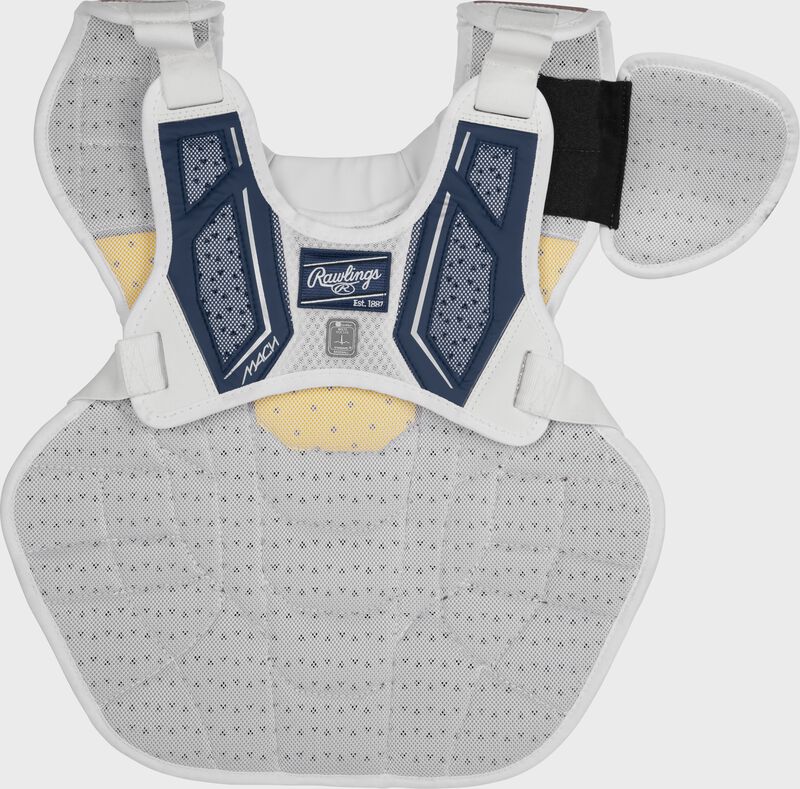 Rawlings Mach Chest Protector, Meets NOCSAE loading=